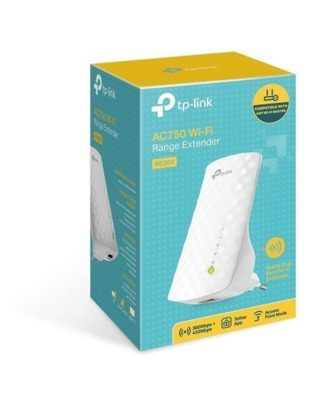 Tp Link Re200 Ac750 -750Mbps Dual Band Extensor De Rango