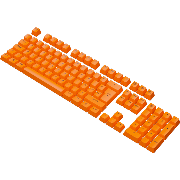 Set De Teclas 105 Vsg (Stardust Naranja Saturno)