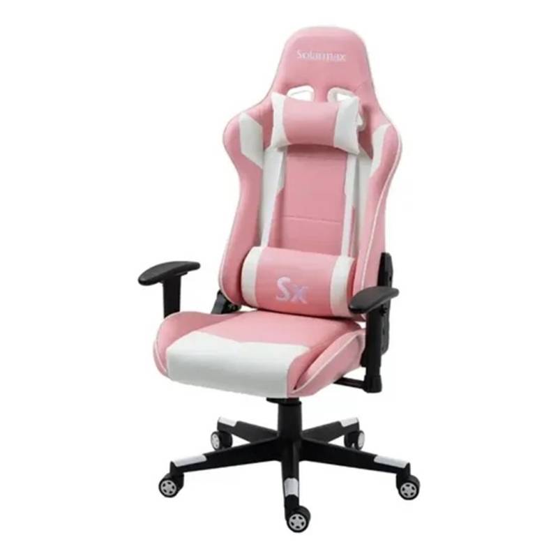 Silla Gamer Solarmax 5001 Rosa (Sxgc-5001-Rs) *Cap*