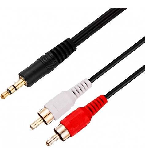 Cable Audio 3.5 A 2 Rca 3 Mts Int.co