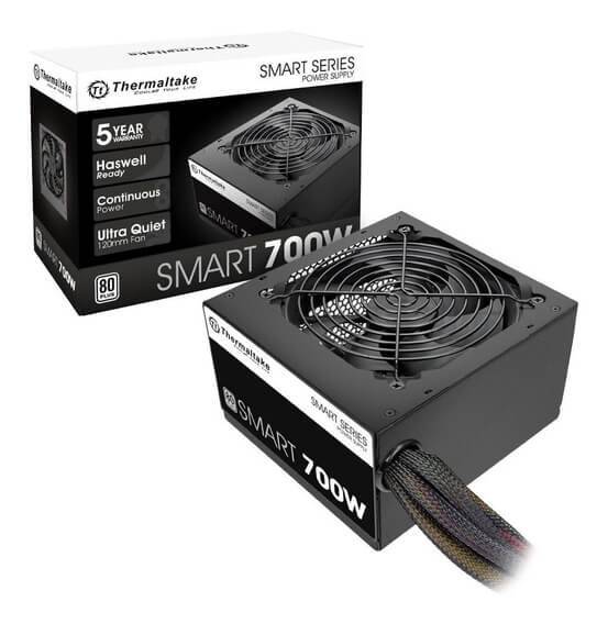 Fuente Thermaltake Smart 700W White 80 Plus