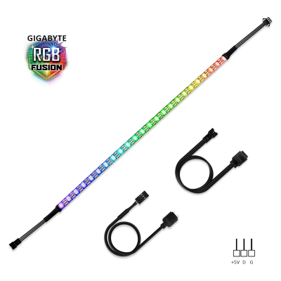 Tira De Led Direccionable Ws2812B Para Pc 5V 3 Pines|Argb