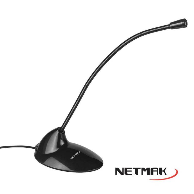 Microfono Para Pc Netmak Flexible (Nm-Mc3)