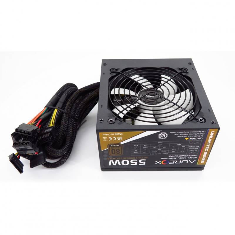 Fuente Gamer Aureox 550W Bronze 80+