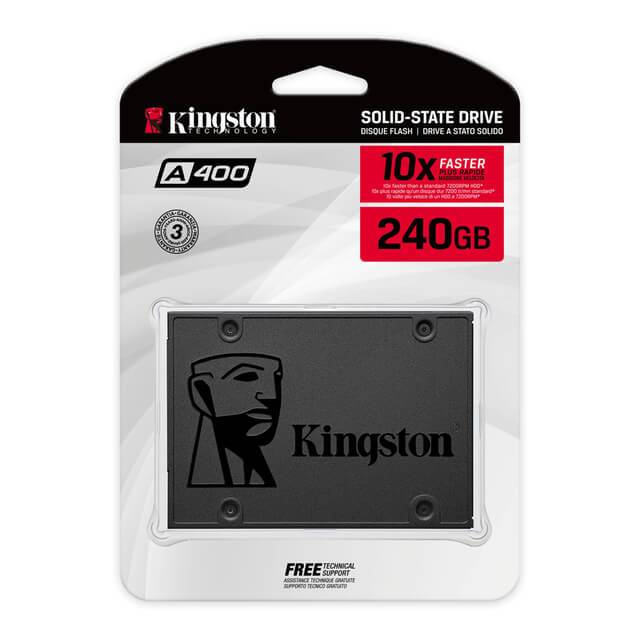 Disco Ssd Kingston A400 240Gb Sata Interno 7 Mm