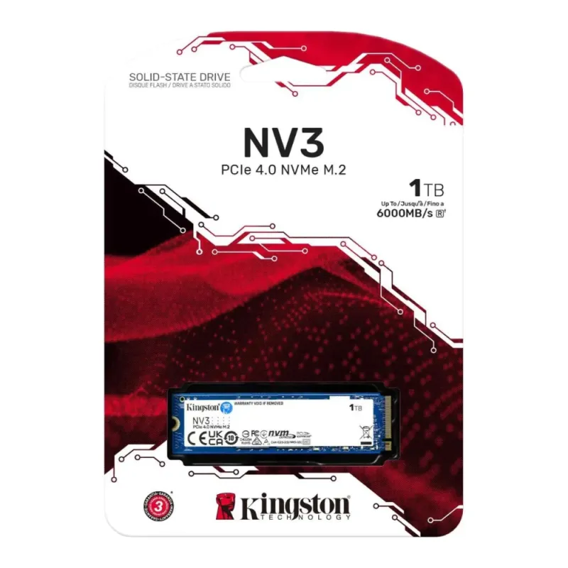 Disco Ssd M.2 Kingston Nv3 G4 1Tb Nvme Pcie 2280