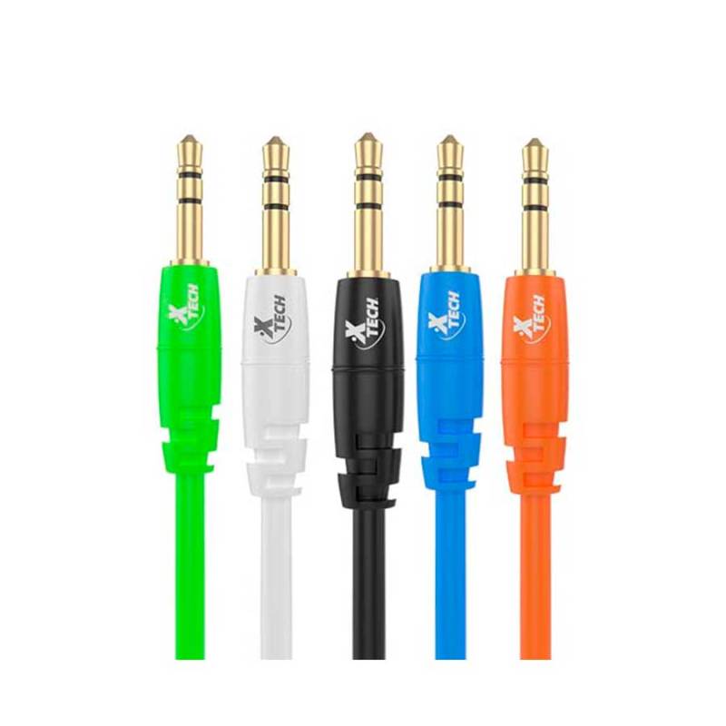 Cable Auxiliar Para Audio 1Mts Diam 3.5 Mm Xtech