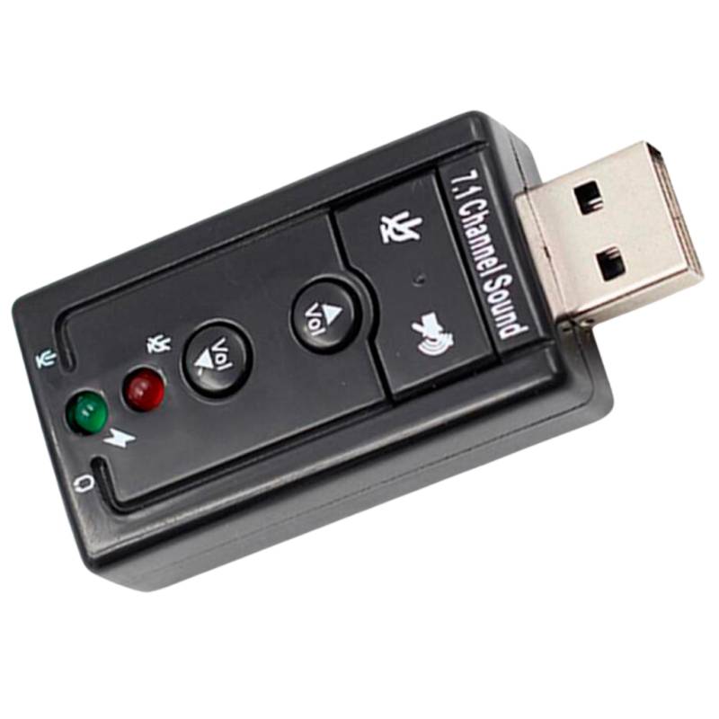 Placa De Sonido Usb 7.1 Netmak Nm Su8Ch