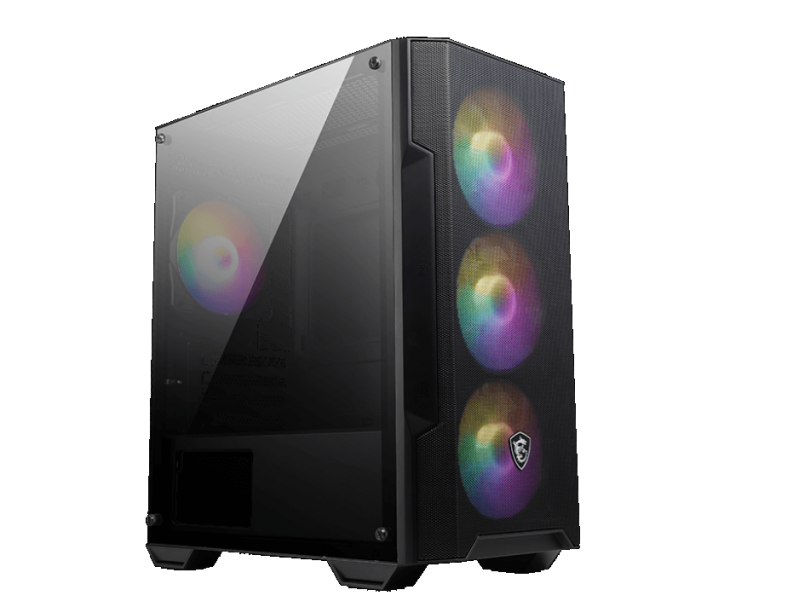 Gabinete Msi Mag Forge M100A Acrilico Atx Fan Front Rgb X3 / Back Rgb X1