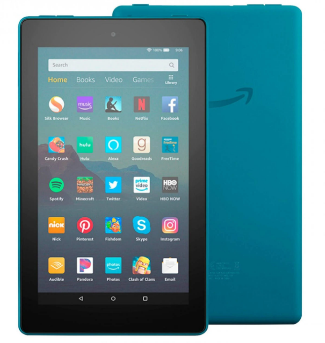 Tablet 7 Amazon Fire 7 1G+16G Blue Fire Os Con Funda/ Cargador/ Cable