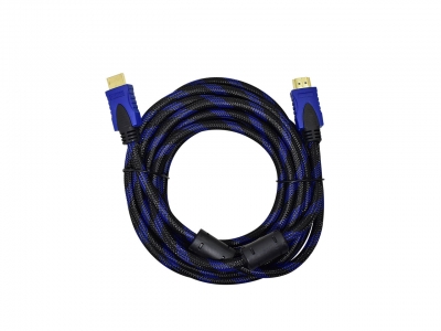 Cable Hdmi De 15m V1.4 1080p Con Filtros, Conectores Dorados Y Malla De Tela
