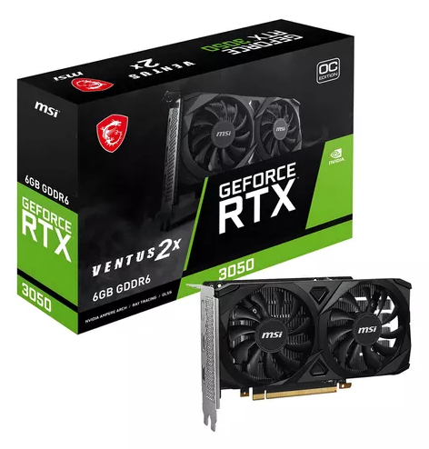 Vga Msi Geforce Rtx 3050 Ventus 2 X 6G Oc