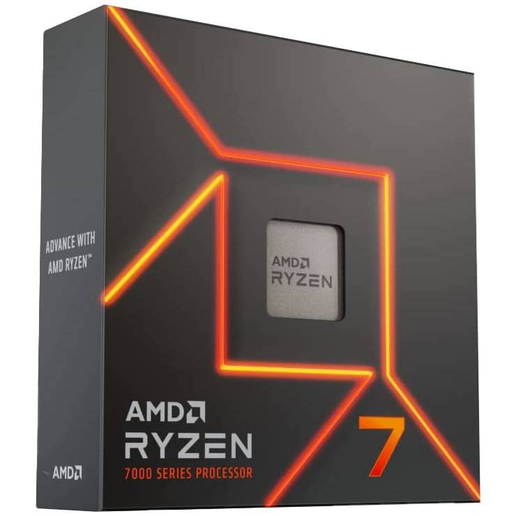 Microprocesador Amd Ryzen 7 7700X Am5- Con Video-Sin Cooler