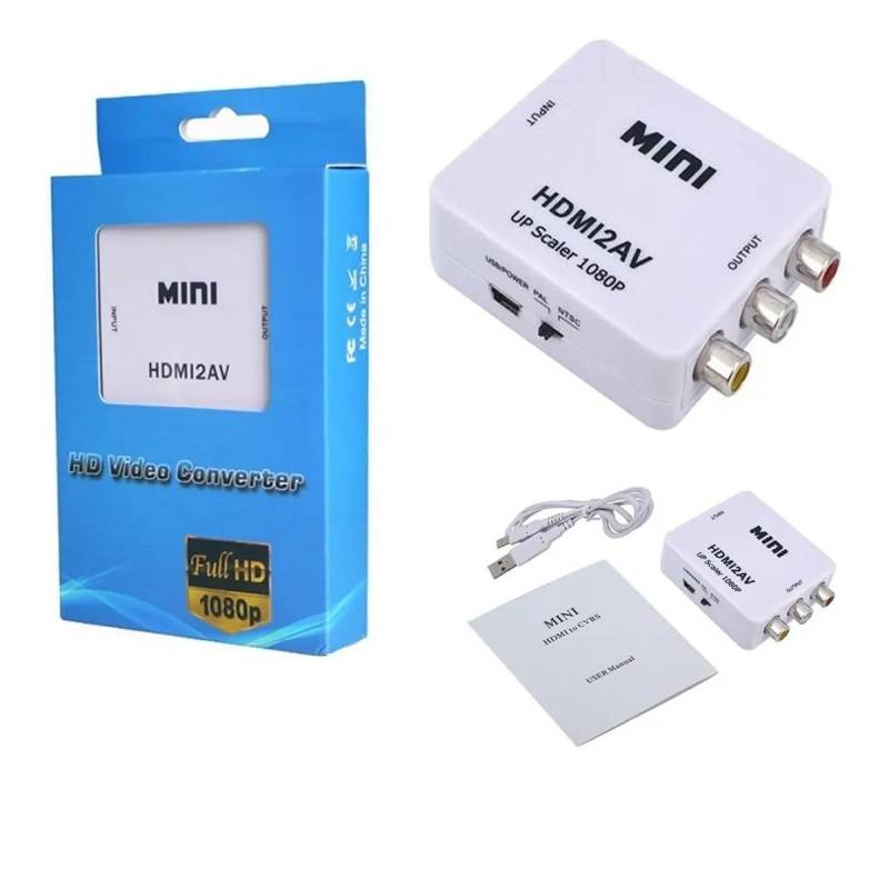 Conversor Hdmi A Rca Generico (Hdmi2Av) 09-31C/09-031C