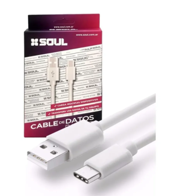 Cable Usb A Tipo C 2Mts Soul