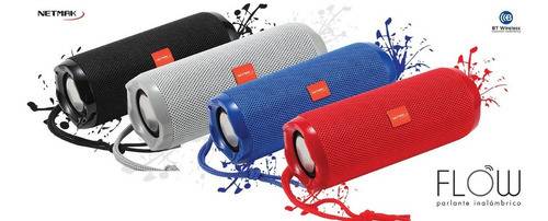 Parlante Bluetooth Netmak 10W Varios Colores (Nm-Flow)