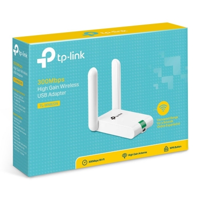 Red Usb Tp-link Wireless 300 Mbps Alta Ganancia 2 Ant (tl-wn822n)