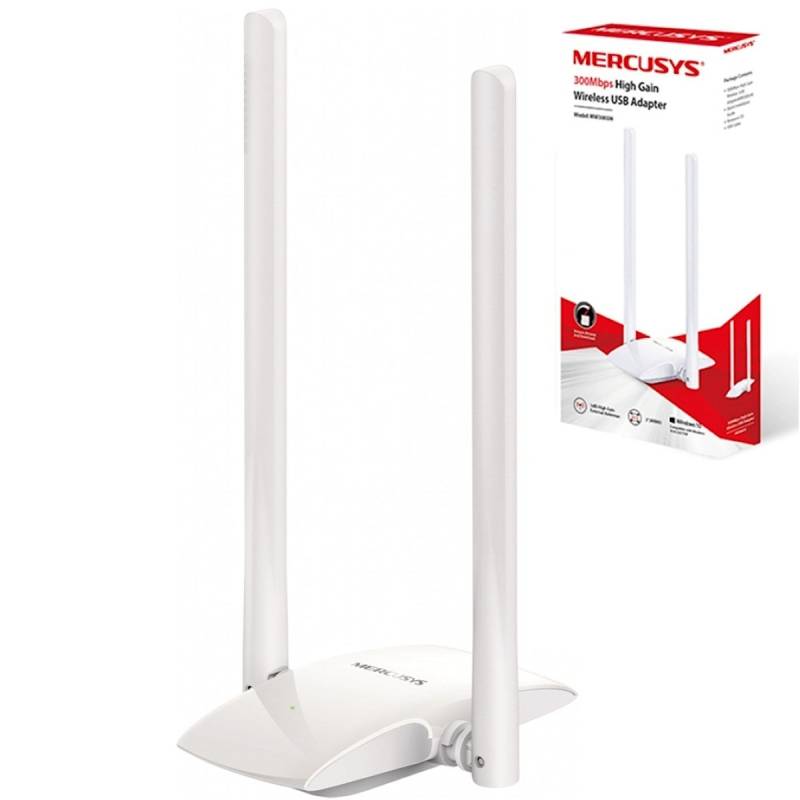 Red Usb Mercusys 300Mbps 2 Antena (Mw300Uh)