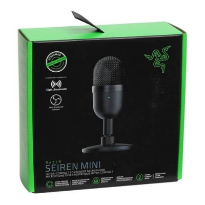 Microfono Razer Seiren Mini Ultra Compact Condenser Black