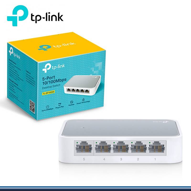 Swicht Tp-Link Tl-Sf1005D Switch 5 Puertos Mini Desktop