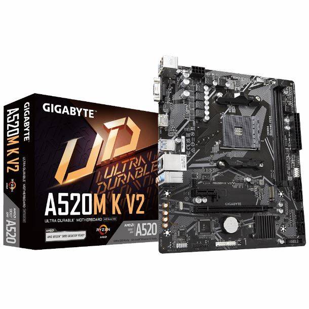 Mother Gigabyte A520M K V2 Ddr4 Am4