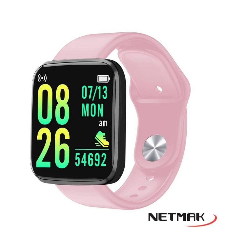 Smartwatch Bluetooth 4.2 Netmak (nm-go) Rosa