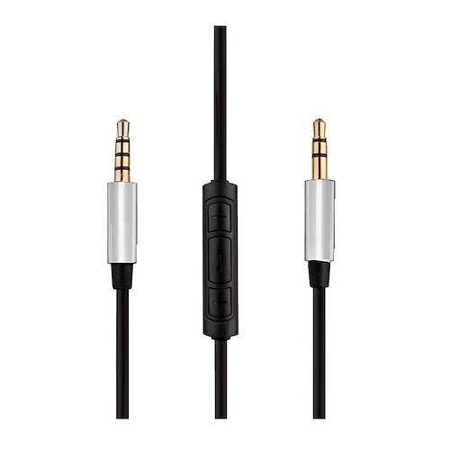 Cable Manos Libres 3.5 Mm Con Microfono Netmak (Nm-Mic15)