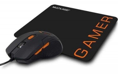 Combo Mouse  + Mouse Pad Multilaser Mo274