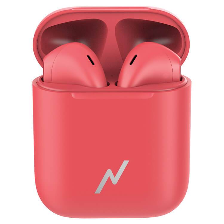 Auricular Bluetooth Noga Twins 5S Rojo