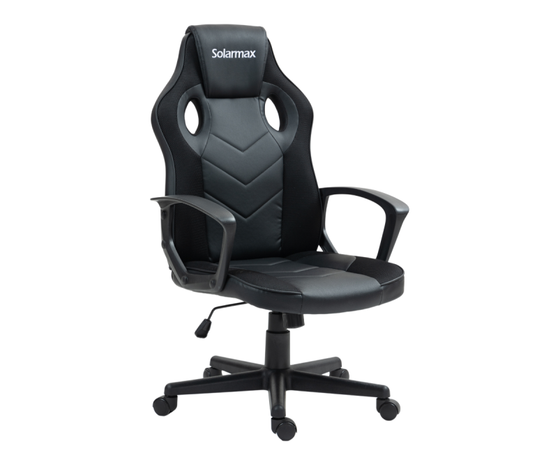 Silla Gamer Solarmax 6001 Negra (Sxgc-6001-Bk) *Cap*