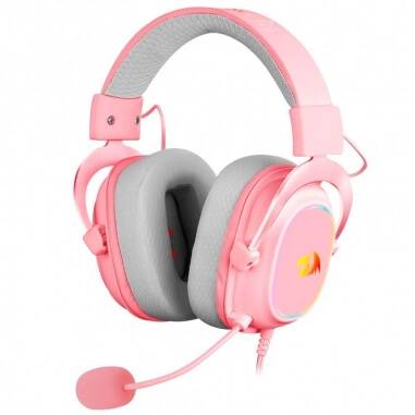 Auriculares Redragon Zeus X   Pink H510 Rgb