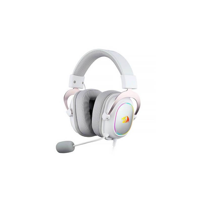 Auricuar Redragon Zeus X White H510W- Rgb