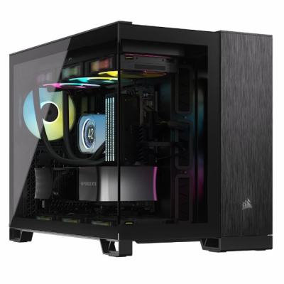 Gabinete Corsair 2500X Tg Mid-Tower Dual Chamber Black