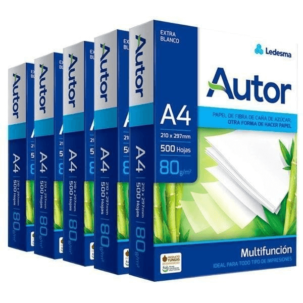 Resma Papel A4 80 Grs X 500 Unidades