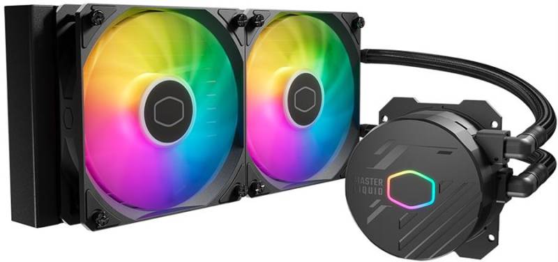Water Cooler Master Masterliquid Core Nex Digital 240 Black Argb