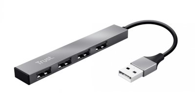 Trust Halyx Mini Hub Usb 4 Puertos Aluminio