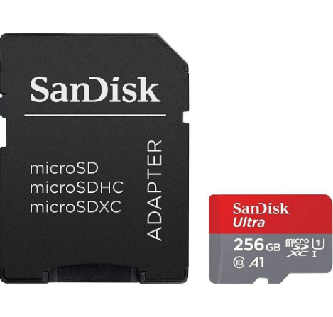 Micro Sdxc 256Gb Sandisk Ultra C/Adap-Sd