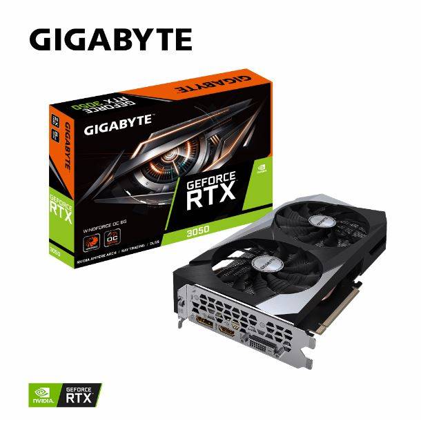 Vga 6Gb Rtx 3050 Gigabyte Windforce 6Gb V2