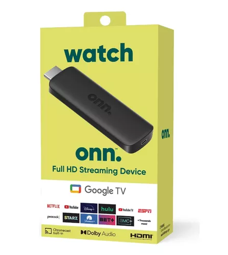 Onn Full Hd Streaming Divice Google Tv 8Gb 5 1.5 Gb Ram