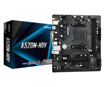 Mother Asrock (Am4) A520M-Hdv