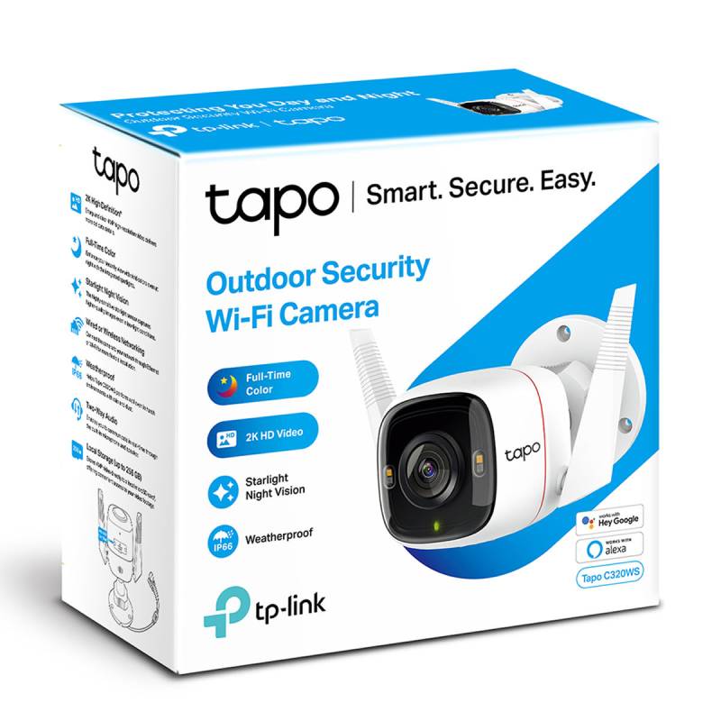 Camara Ip Full Hd Color Exterior Dia/Noche Sd Wifi Tp-Link Tapo C320Ws