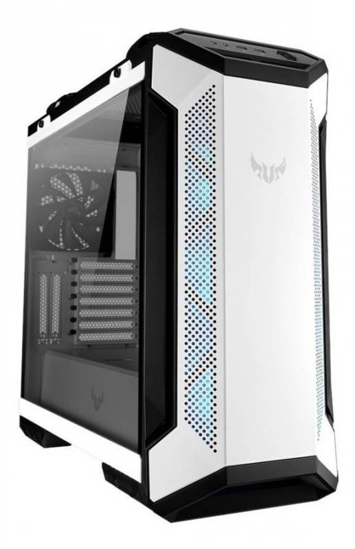 Gabinete Asus Gt 501 Tuf Gaming Fan Rgb White V Templado