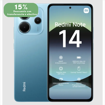 Xiaomi Note 14 8Gb Ram / 256Gb Almacenamiento