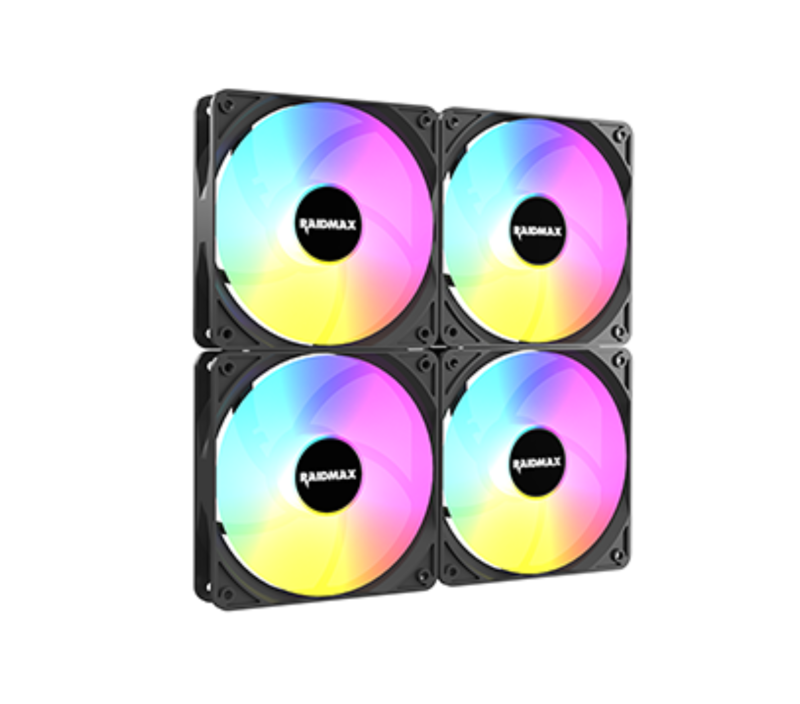 Cooler Fan Raidmax X4 Pack X-Air 120Mm Black