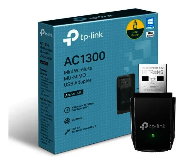 Archer T3U Nano P. Redw Usb Ac1300 Dual Band