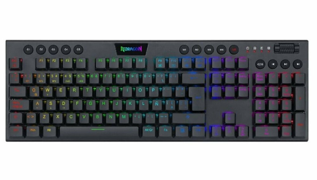 Teclados Redragon Horus Fs Black Red Switch Spanish Wireless