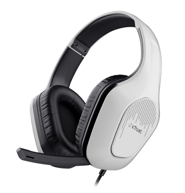 Auricular Gamer Trust Zirox White Gxt415W