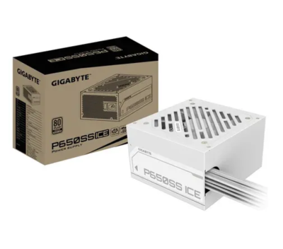 Fuente Gamer Gigabyte 650W Ice 80 Plus Silver Atx 3.0 White