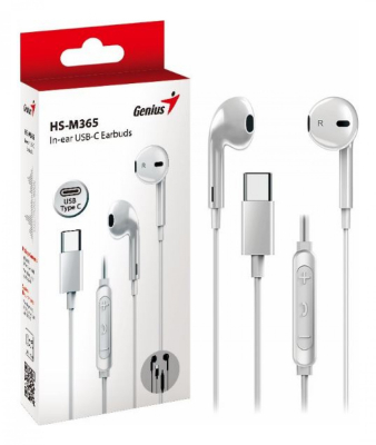 Auricular Genius Hs-M365 White Usb C