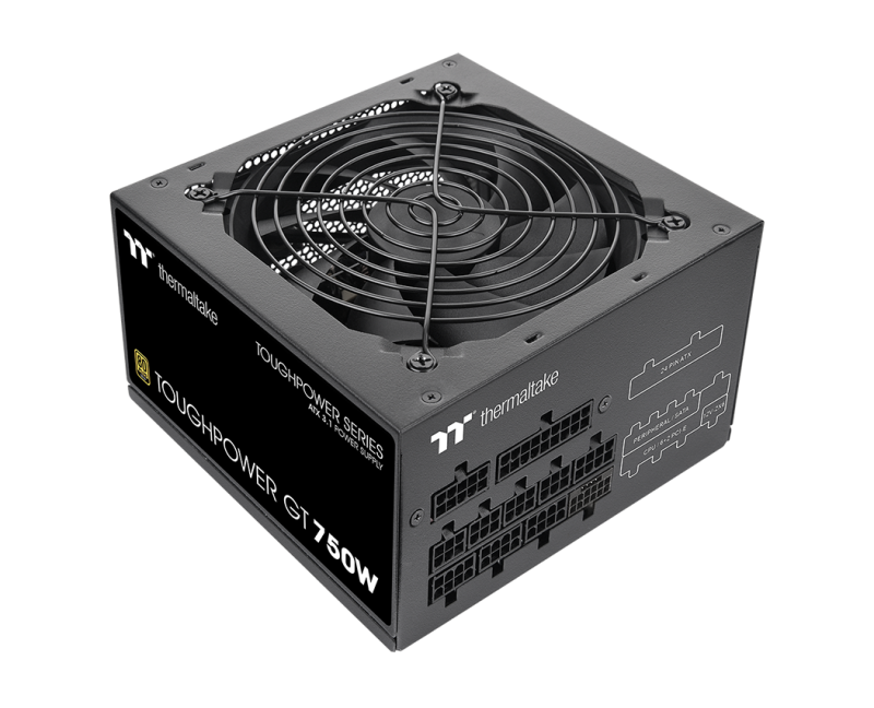 Fuente Gamer Thermaltake Tp Gt 750W Analog 80 Plus Gold